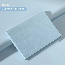 밸런스 요가매트 두꺼운 친환경 쿠션 플랭크 NBR 20x30x2cm 운동 소프트 소재 매트, U01KTB86V0S29K8Y4D6PJY004N-004, 1개, D. 밝은 달 블루 45x20x2cm