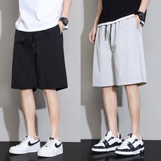 2025夏天運動外穿潮牌男士短褲男生男裝休閒速幹沙灘褲子男款, X6淺灰色【品牌單件】,3XL 82.5-90.0公斤