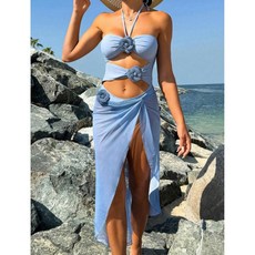 마리아라벨라 열렬한 핑크 화끈한 섹시 비키니 수영복 여자 수영복 세트 글래머 수영복 sexy bikini swim suit set 여름 비키니 수영복 blue rose 2