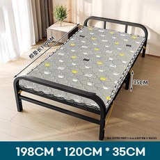 아파트 접이식 야외 (소나무침대판+두꺼운철제프레임)70CM 베란다 테라스 평상 옥상 발코니, H. 0cm 폭의 두꺼워진 강화 강철 프레임 원목 침대