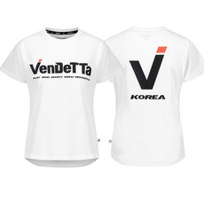 Vendetta T 卹羽毛球短袖 T 卹功能性運動服