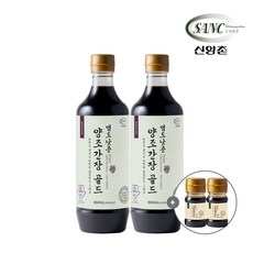 신앙촌 염도낮춘 양조간장골드 860ml 2병 미니간장 2병 간장계란밥 본사직영, 2개