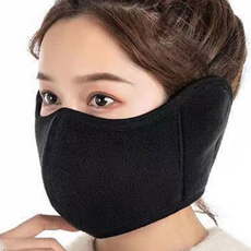 남자 여자 겨울 올인원 귀도리 마스크 방한 안면 귀달이 귀덮개 귀마개 등산 자전거, 블랙, 1개