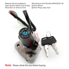 Yamaha XJR400 93-99 XJR1200 95-98 XJR1300 1999 電門鎖頭無晶片, 1個