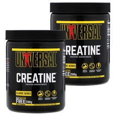 UNIVERSAL NUTRITION 肌酸粉, 200g, 2罐