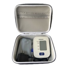 【開發票/統編】新款大號血壓計收納包 - 適用於歐姆龍魚躍電子血壓測量儀 便攜保護硬包 大容量減震設計 多層收納旅行居家兩用 960112, 1個, 全能帶網款-【裸包 黑色】