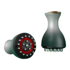 電動經絡刷刮痧儀器疏通按摩器全身通用家用筋絡腿瘦肚子神器, 1個, 綠色