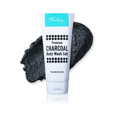 Thundyy W 500g (샌디) 바디 스크럽 숯과 소금 파워 세척 각질 제거 탈취 살균