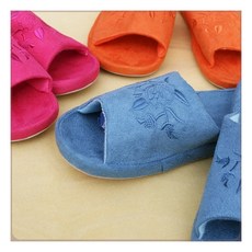 [퓨어] [특별판매]미끄럼방지 슬리퍼 (임산부용 노약자용 실내화), 색상:블루