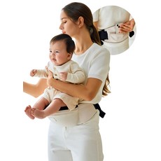 [MerryTune] Fit-Flex 60 (Off-White) 메리튠 베이비 힙 시트 노이즈 없음 인치 조절