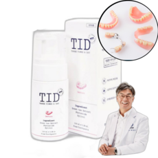 덴텔라 TID 틀니 의치 교정 임플란트 구강 무연마제 무불소 입냄새 거품 가글 치약, A2. 의치(틀니)용, 1개, 100ml