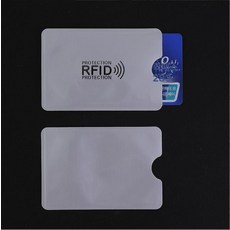 컬러 rfid차단슬리브 방지 NFC 보호 여행 도용 신용카드 신분증 스캔 케이스 커버, 1개, RFID 가로 카드 케이스