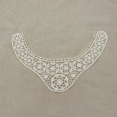 내추럴 라운드 플라워 네크라인 모티브(NM-21), 1개