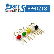 (PP-D218) LC-2-G 테스트포인트 (Test Point) 고리핀 (10개묶음), 흰색