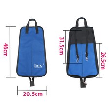 드럼 스틱 블랙 백 천 드럼스틱 케이스 방수 핸드백 운반용 스트랩 타악기, 1개