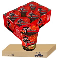 농심 신라면 컵 65g, 6개