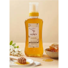 국산 프리미엄 아카시아 꿀 500g (탄소동위원소비 -23.5% 이하 천연 국산 프리미엄 꿀), 1개