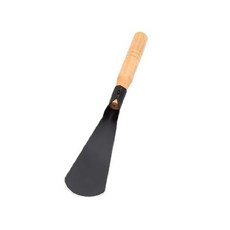 錳鋼木柄小鏟子 種菜神器 除草挖土工具 戶外園藝 花卉種植, 1個, 錳鋼小鏟子(平鏟)