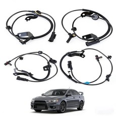 [ 763730 ] 히올펜 ABS 휠 스피드 센서 호환 2008-2013 미쓰비시 랜서 2012-2013 아웃랜더 아웃랜더 스포츠 후면 왼쪽 오른쪽 전면 오른쪽 4개