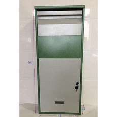 무인 택배함 소형 오피스 도난방지 전원주택 편지함, E. 중간 녹색 96X41X22 키 잠금 장치