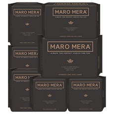 마로메라 순면 생리대 중형2팩+대형3팩+오버나이트롱10p+오버나이트슈퍼롱5p, 1개
