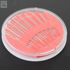 리치점빵 원형 바늘케이스 옷수선바늘세트 바늘보관함케이스