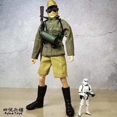 전쟁 피규어 모형 밀리터리 전투함 군인 수집용 장난감 병사 인형 모델 움직이는 특수부대 현대식 장식품 관절 장식 소년 선물 웨이롱, [31] 아미 그린