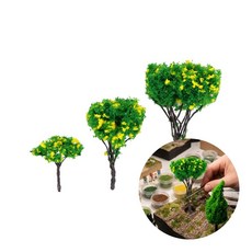 편한집 프라모델 디오라마 나무 미니어처만들기 테라리움만들기 테라리움재료, H=40mm, 1개