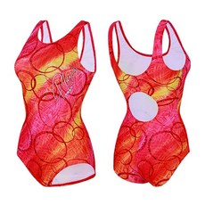 티막수영복[NC 강서점 직접출고] 탄탄이 버블오로라 O자 실내 원피스 수영복