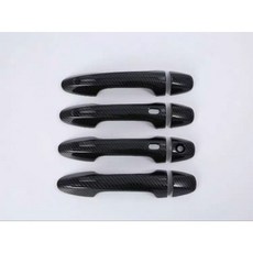 豐田 TOYOTA YARIS 碳纖紋拉手門碗內飾改裝 (18年後小改款適用), 1個, 感應拉手一套