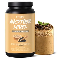 인테로 어나더레벨 단백질 쉐이크 17곡물 흑임자맛, 1개, 750g