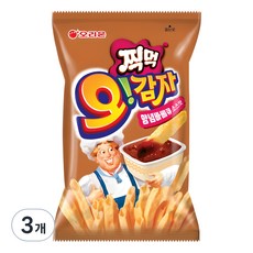 오리온 오감자 딥바베큐 스낵, 75g, 3개