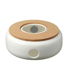 도자기 티워머 양초, 1개, 화이트