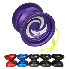 어린이용 DNA 메탈 지니 요요, 매트 퍼플, 1개