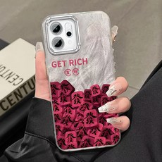 OPPO Reno14系列 手機殼 保護殼, 1個, 羽纱闪粉镜-倒影发财麻将,OPPO 1