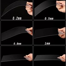 無品牌 透明塑料墊片 A4, 1個, 透明 厚度 0.5毫米 mm,A5 14.8釐米*21釐米 三張*