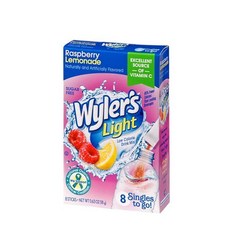 와일러의 라이트 라즈베리 레몬에이드 싱글 투 고 무설탕 8개입 박스 4박스 세트, 1) Pack of 4 - raspberry lemon, 1) Pack of 4 - raspberry lemon