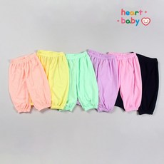하트베이비 여름 아동용 마카롱 고쟁이 바지