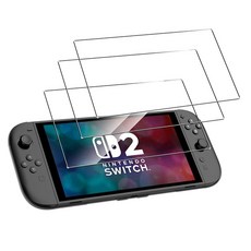 Anoowkoa 3-Pack Screen Protector Compatible Nintendo（Switch 2） 2025 7.9 Inch Tempered Glass.Anti-B, 닌텐도 스위치 2