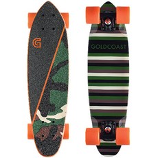 골드코스트 24인치 크루져보드/휴대용이/ 7겹 캐나다산 단풍나무 CONFLICT - CAMO, 1개