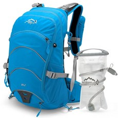 IX INOXTO 20L 하이드레이션 백팩 방수 하이킹 내부 프레임 백팩 2L 하이드레이션 워터 블래더 및 레인 커버 포함 사이클링 캠핑 스키용 경량 여행용 데이팩 (, Blue