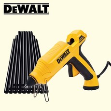 DEWALT 디월트 140W 급속 히팅 글루건 + 국산 핫멜트 11mm 600g 글루스틱 세트, 글루건 + 글루스틱 600g 흑색, 1개