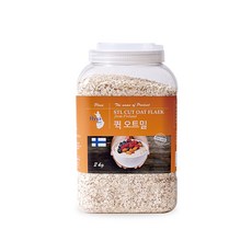 [이잡곡이다] 핀란드산 부드러운 퀵오트밀 2kg, 1개
