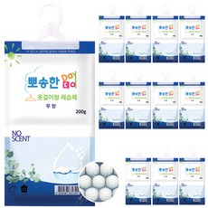 뽀송한데이 옷걸이형 제습제 무향, 200g, 12개