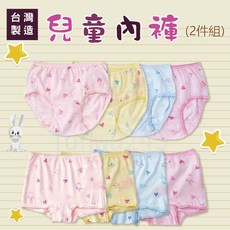 兒童內褲 2件組 台灣製女童三角褲