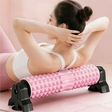 하루꿈 흡착식 EVA 폼롤러 3D 마사지롤러 지압 요가 스트레칭 손쉬운 근막 릴리스, 1개, 핑크