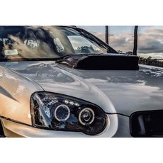 SUBARU WRX/STI GD03-07 淚眼鯊魚加大碳纖維引擎蓋進氣孔，提升引擎性能，碳纖維材質輕量化, 1個