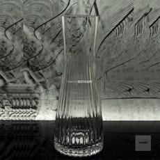 유리 화분 화병 스트라이프 물병 대 7x26cm