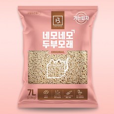 브리더랩 네모네모 두부모래 오리지널 7L 고양이, 6개, 오리지널향