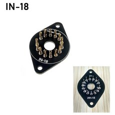 레고호환 라이트 블록 라이트브릭Nixie 튜브 홀더 소켓 플 IN14 IN12 IN18 IN-8 QS18-12 IN-IV-11 IV-17 글, 05 IN-18